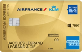 Carte Gold Flying Blue AIR FRANCE KLM