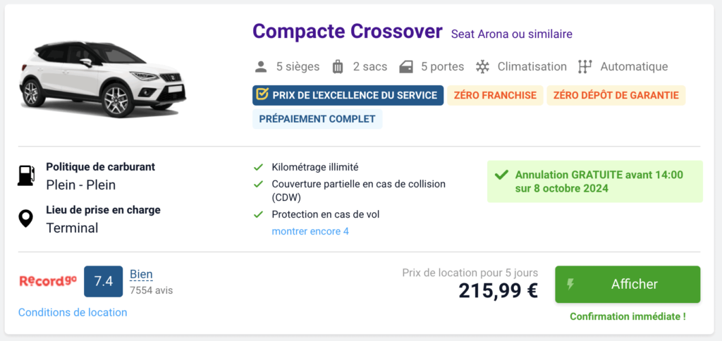 Louer une voiture à Majorque avec Discover Cars