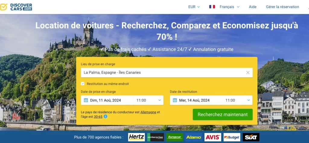 Agence de location de voitures Discover Cars