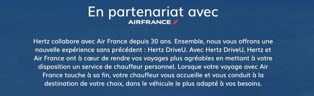 Air France La Premiere Hertz