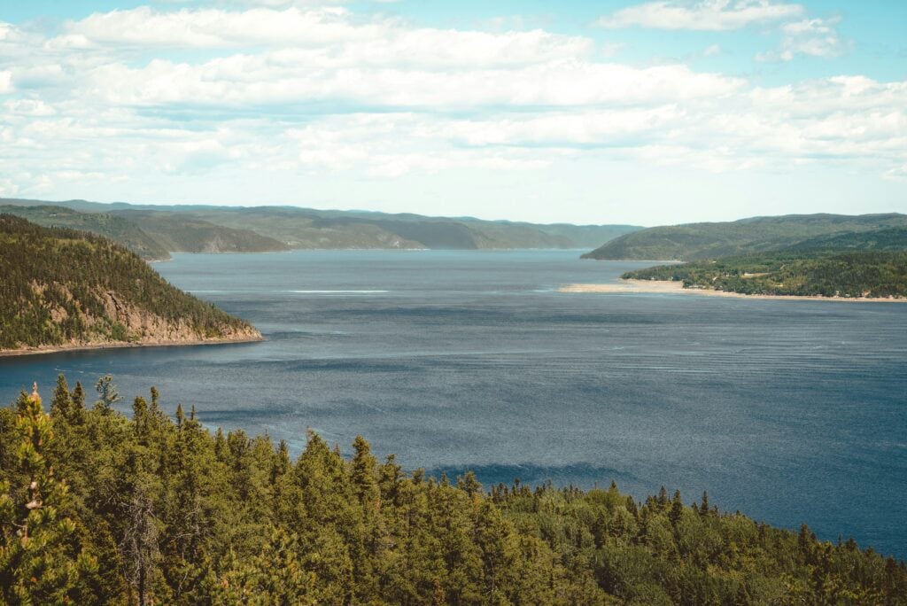 Fjord du Saguenay au Canada