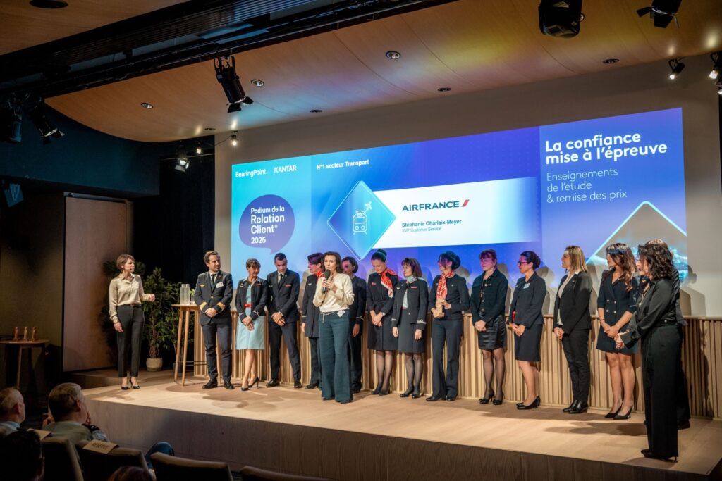 Air France, podium relation client