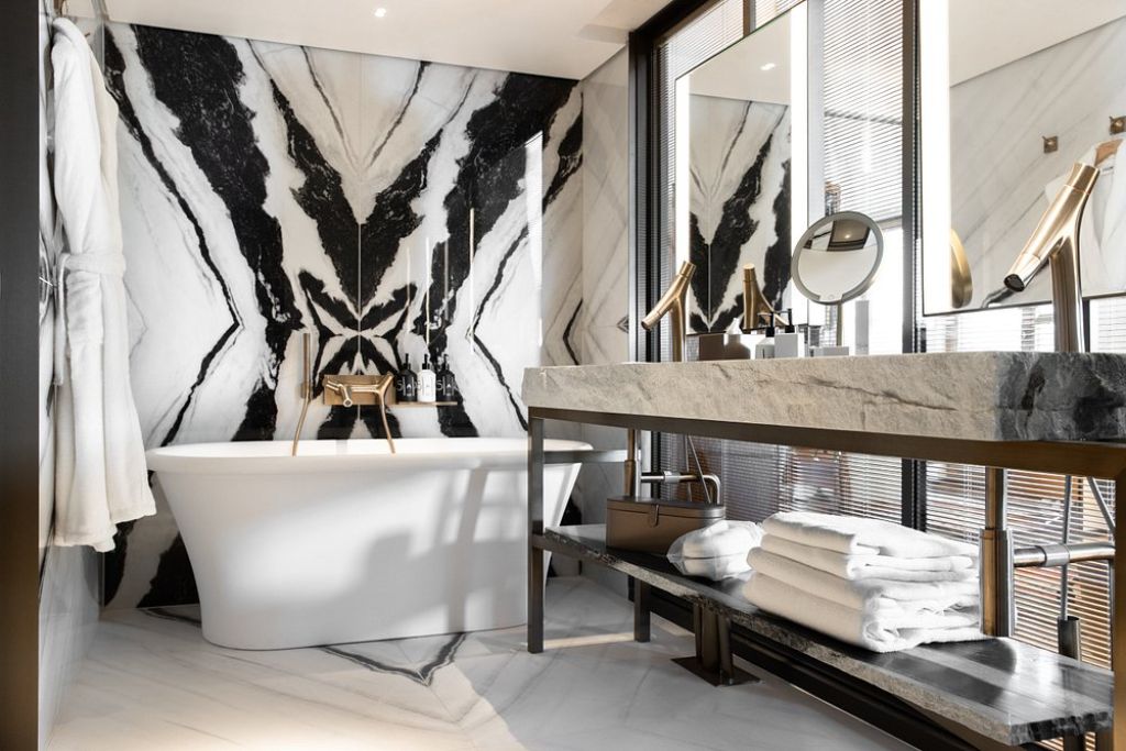 Salle de bain, Chambre, Sax Paris, LXR Hotels & Resorts