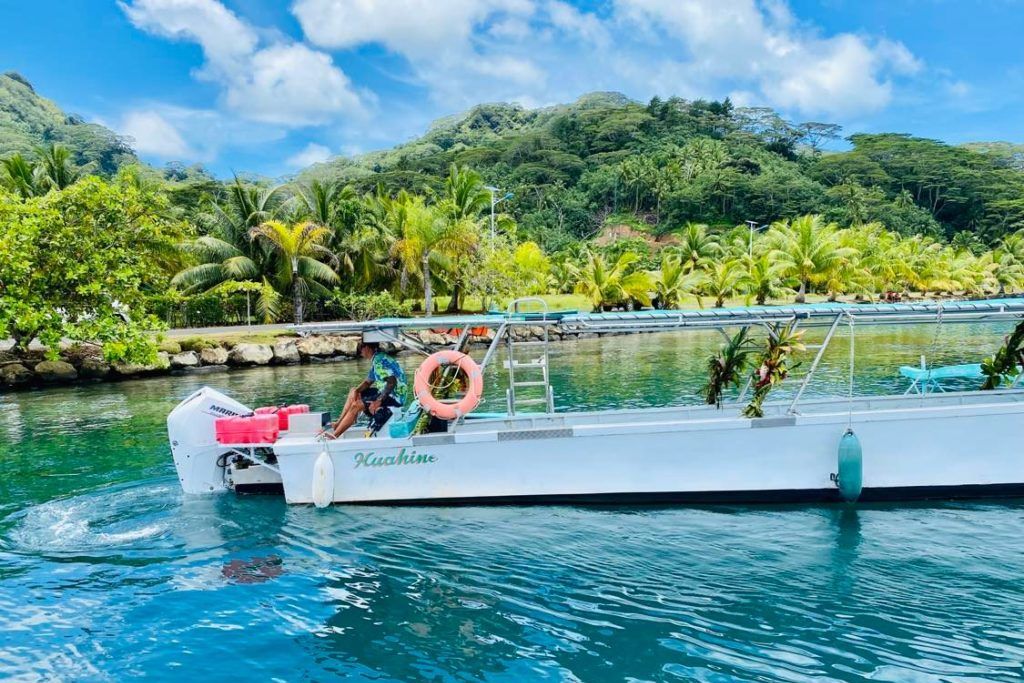 Bateau à Huhahine