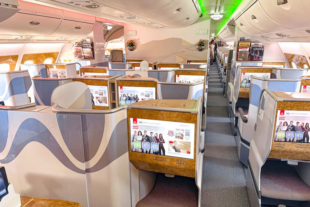 Emirates A380 Classe Affaires
