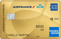 Carte AIR FRANCE KLM – AMERICAN EXPRESS GOLD